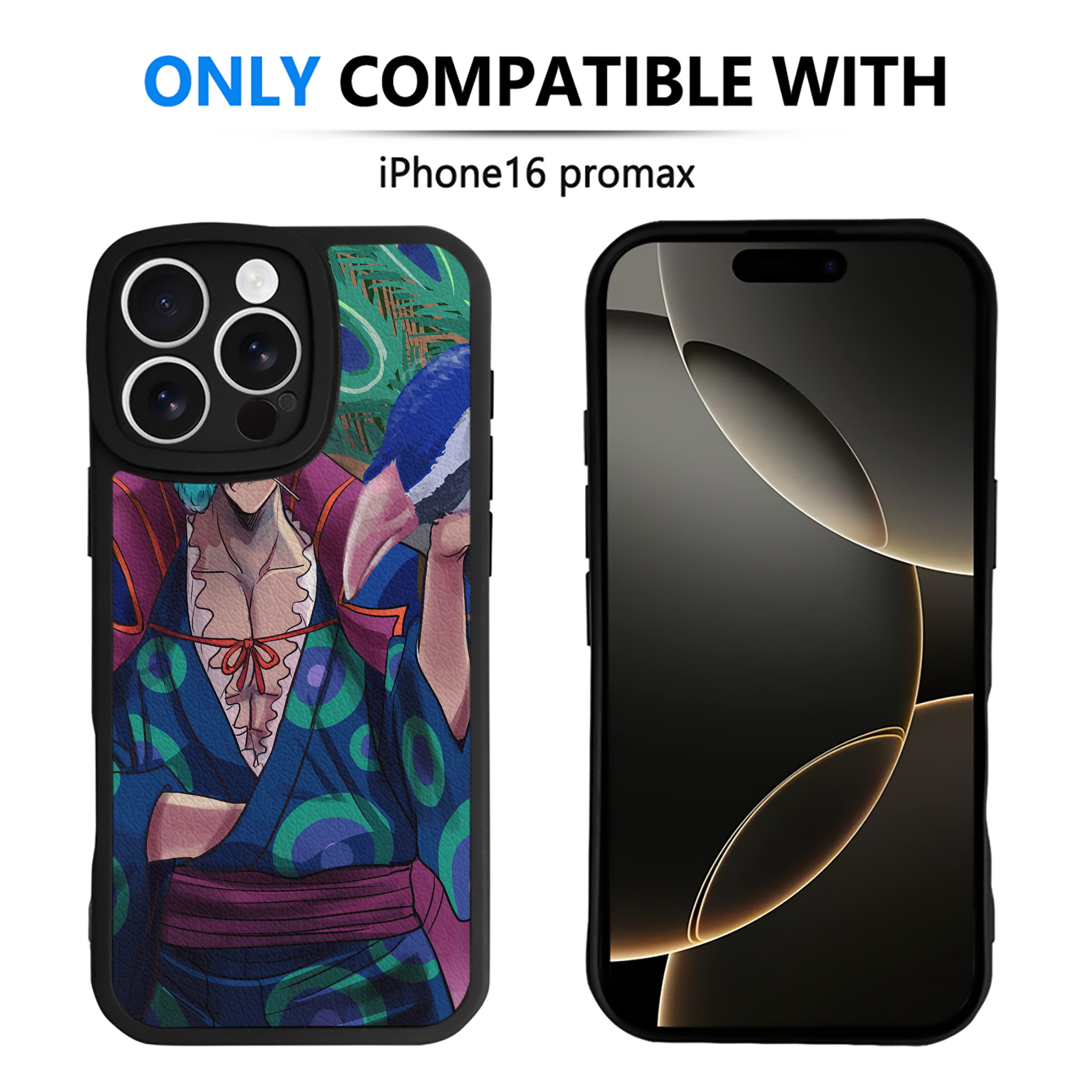 （画像用） ワンピース ONE PIECE 【iPhone 16シリーズ対応】シリコンスマホケース（レザー調） 材質：シリコン